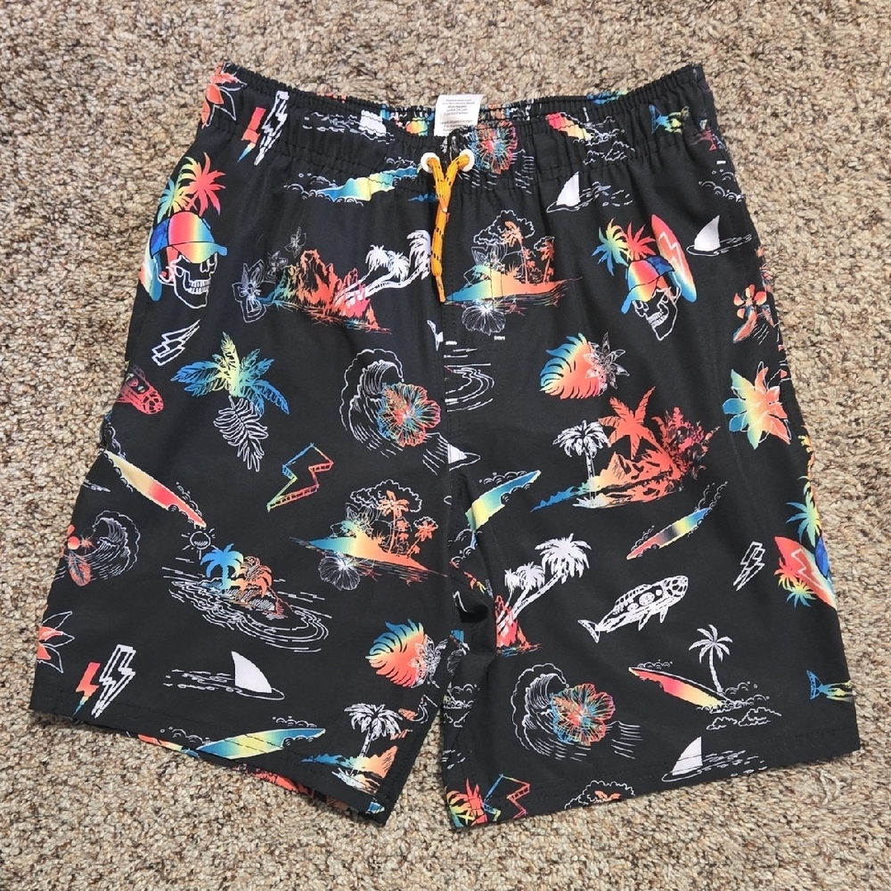 LOWEST PRICE-NWOT Colorful Tropical Swim Shorts